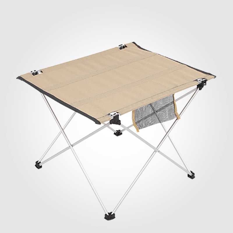 Ultralight Outdoor Camping Klaptafel Vissen Wandelen Picknick Lichtgewicht Reizen Aluminium Bbq Draagbare Roll Tafel