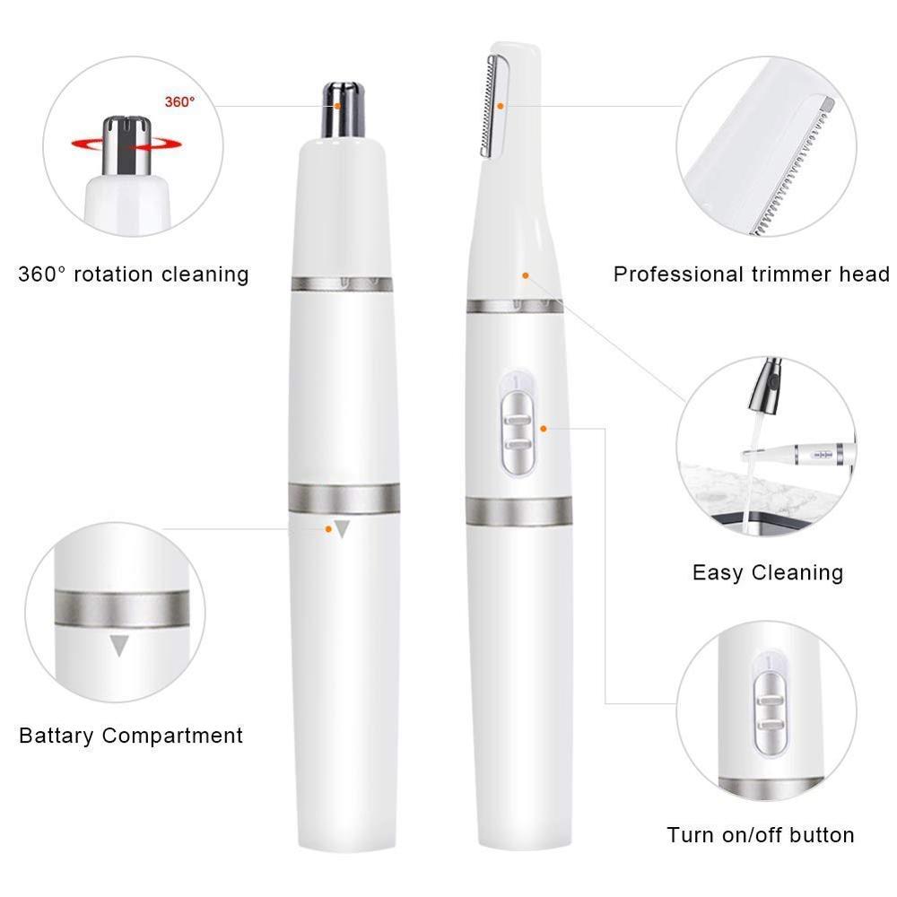 4 in1 Nose hair trimmer for men trimer women eyebrow trimmers razor for nose hair clipper nose hair removal ear razor