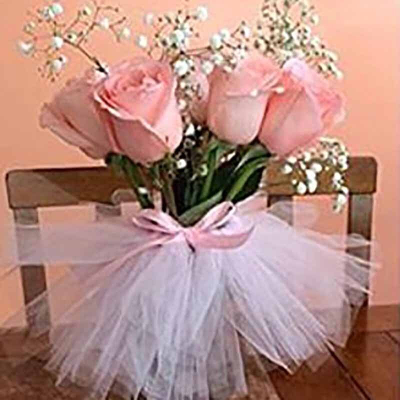 Mini falda de tutú para la novia de la boda para ser despedida de soltera nupcial baby Shower niño niña cumpleaños MESA CENTRO DE MESA Decoración
