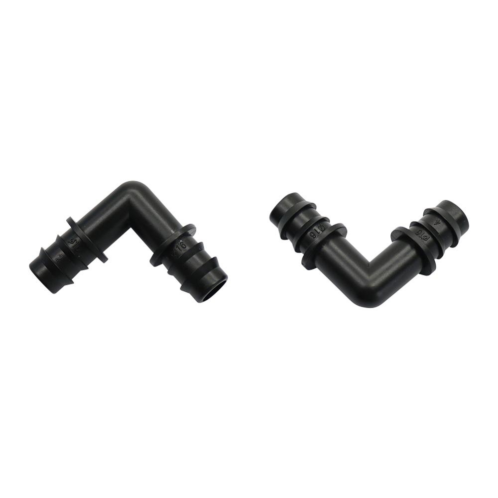5 Pcs 12mm 90 Degree Angle Elbow Bend Pipe Fittings Garden Micro Irrigation Water Connectors Connector Repairman Water Hose