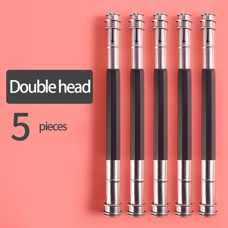 Zanken double-ended pencil extender sketch charcoal pen growth picker for children and students: 5 pieces