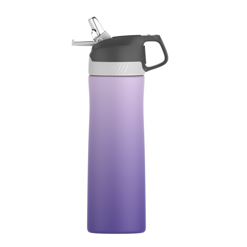 Custom] Personalised Engraved Purple Any Message Double Wall Insulated