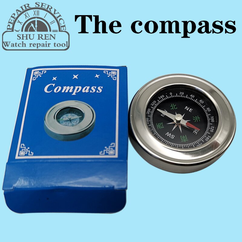 Draagbaar buitenkompas, licht handzaam draagbaar buitenkompas, multifunctioneel metalen richtingsmeetinstrument