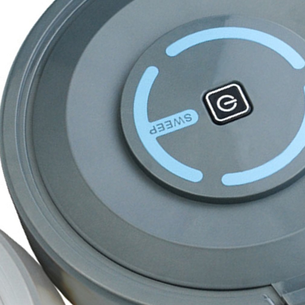 Intelligent sweeping robot Battery models Household automatic wireless cleaning mopping robot ultra-thin and light machine: black KLD001A