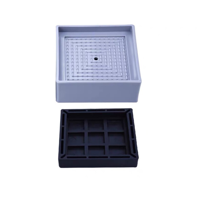 Alwaysme 4 st -pack justerbara sängmöbler - höjd i höjder 4/7.5/11cm kraftiga upphöjningar för soffa, bord, stol