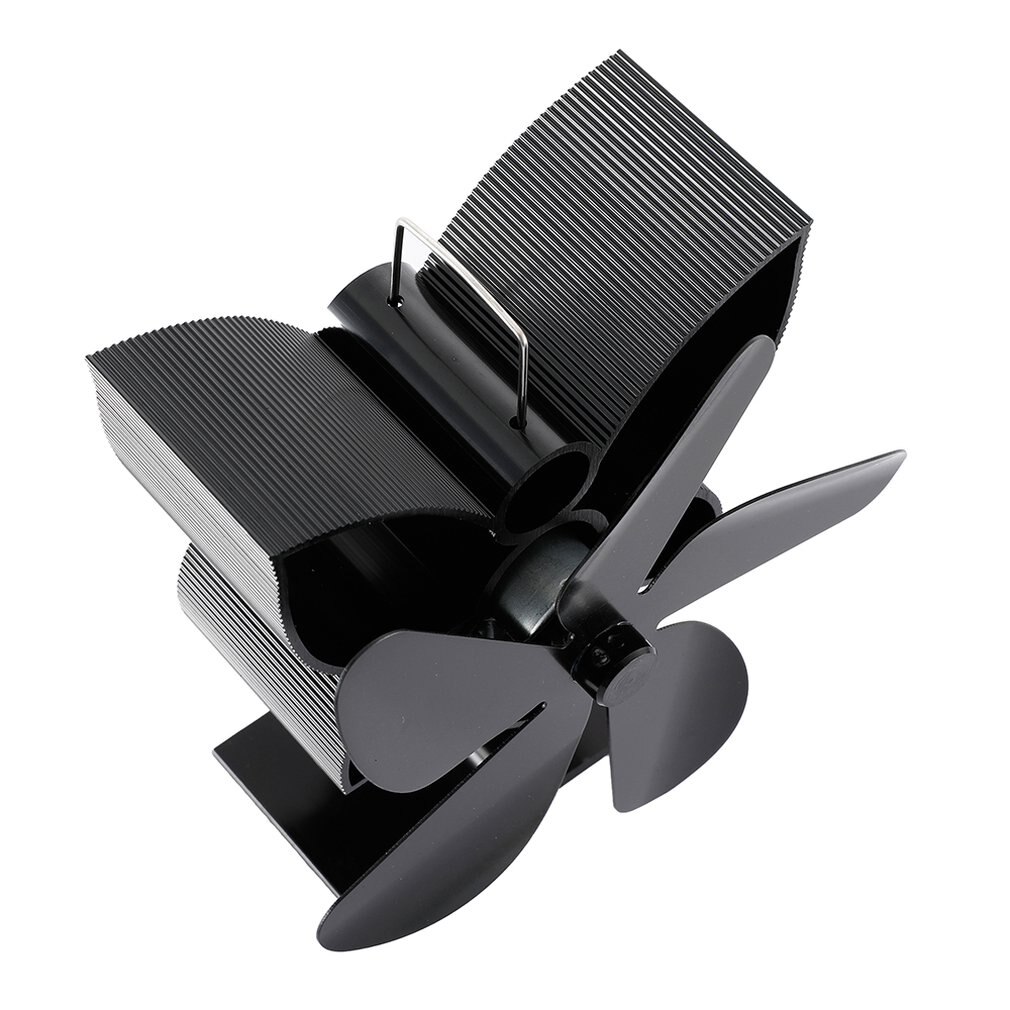 SF201S Thermal Power Fireplace Heater Five Blades Fireplace Heating Fan Efficient Air Heater Low Noise Fan