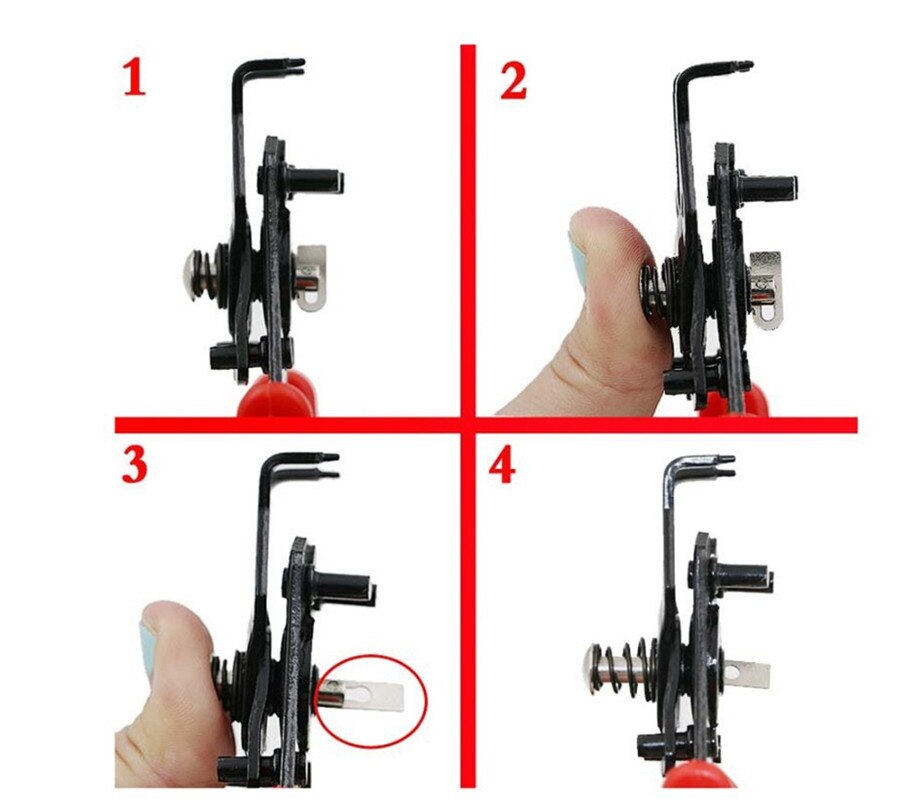 Car 4 in 1 Set multi-function ring pliers four-head retaining ring Remover Retaining circlip pliers shaft spring set