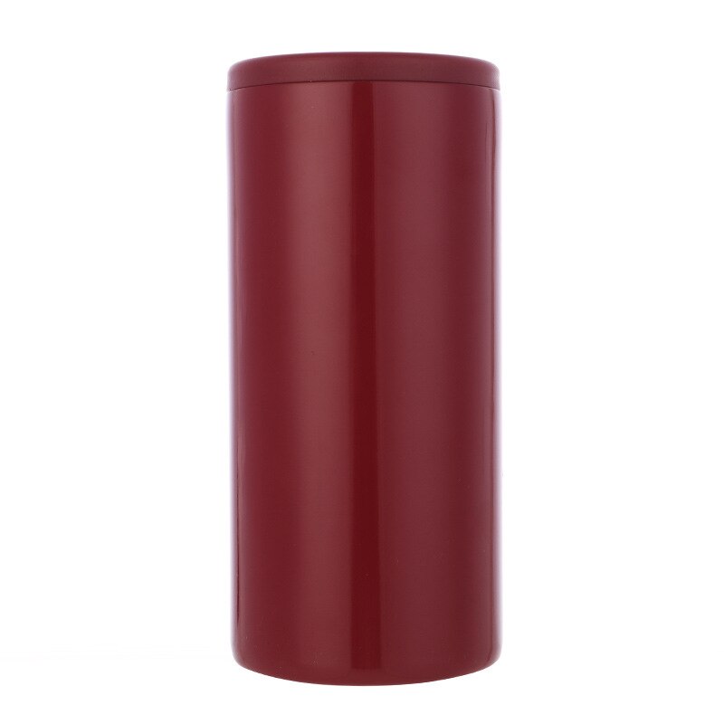 UPORS 12oz maigre canette refroidisseur en acier inoxydable bouteille de bière garde-froid Double paroi isolé vide porte-bouteille barre accessoires: Bourgogne