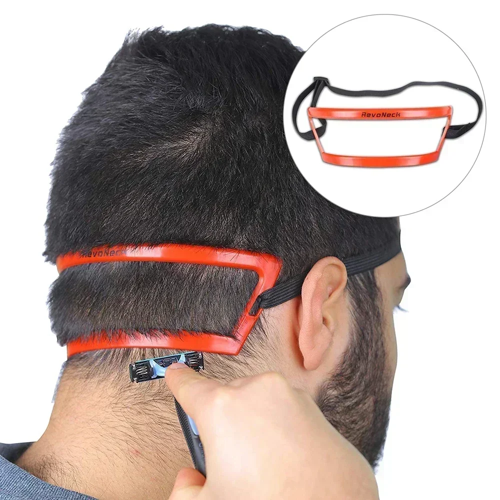 Règle de coupe de cheveux, Guide de décolleté, façonnage, modèle de barbe, peigne, pochoir de cou, styliste arrière, règle de cou pour hommes, accessoire de barbier