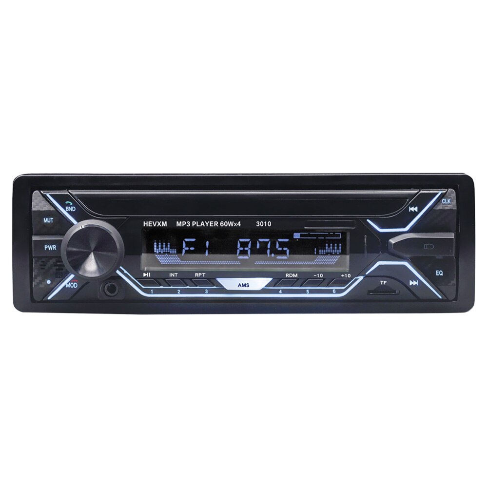 Single 1 DIN Car Radio Digital Media Receiver with Built-in Microphone Radio Stereo FM Radio Bluetooth MP5 Player Car Radio Car