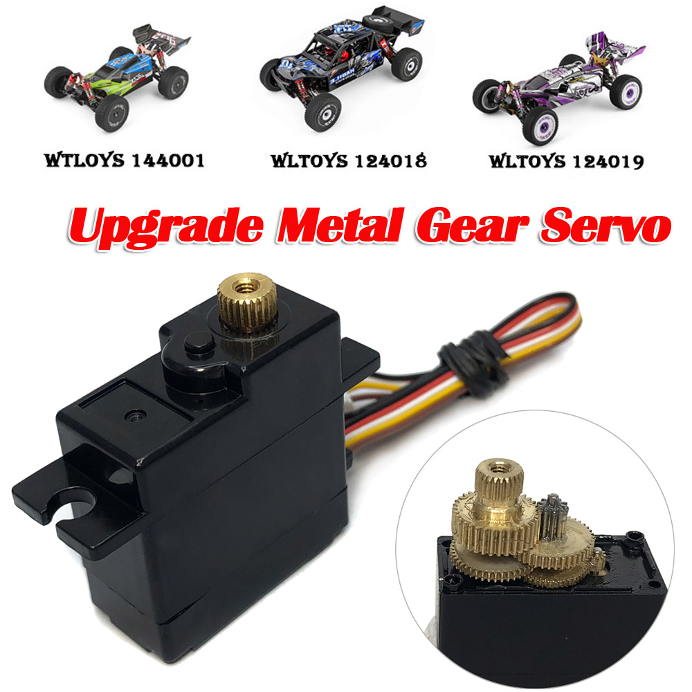 Wltoys 144001 124019 124018 Rc Car Upgrade Onderdelen Metal Gear