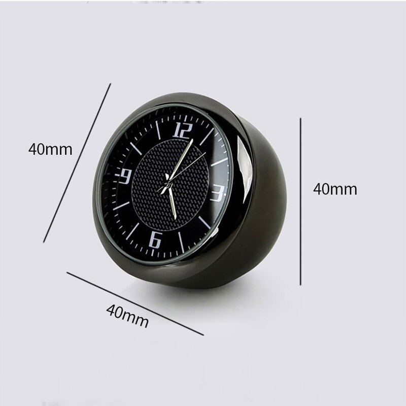 Voiture horloge ornements Auto montre aérations sortie pince lumineuse pour Renault Megane scénic Dacia Duster Sandero Logan Clio Laguna