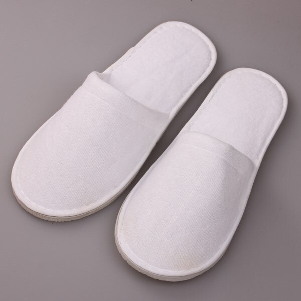 10 paar Wegwerp slippers hotel sulbactam vlas pluche descartaveis chinelos de hotel zapatillas hotel slippers 10042