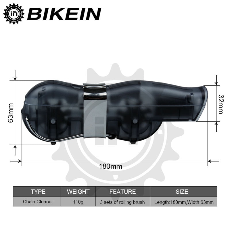 BIKEIN Fahrradkette Reiniger Fahrrad Tragbare Saubere Maschine Pinsel Wäscher Waschen Werkzeug Radfahren draussen Sport Teile