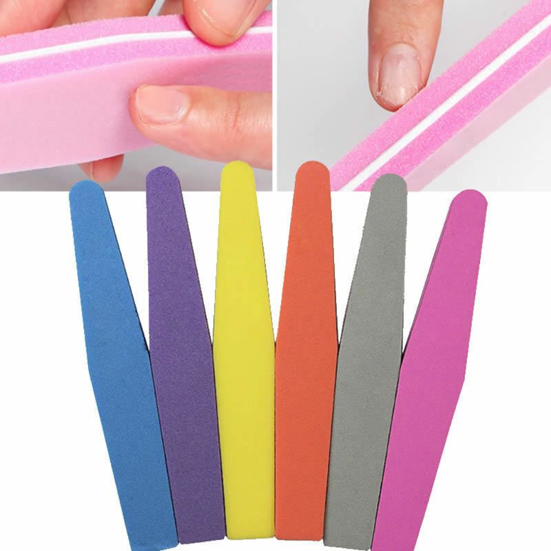 Sponge Nail Art Tips Buffer 100/180 Sanding Block Buffing Files