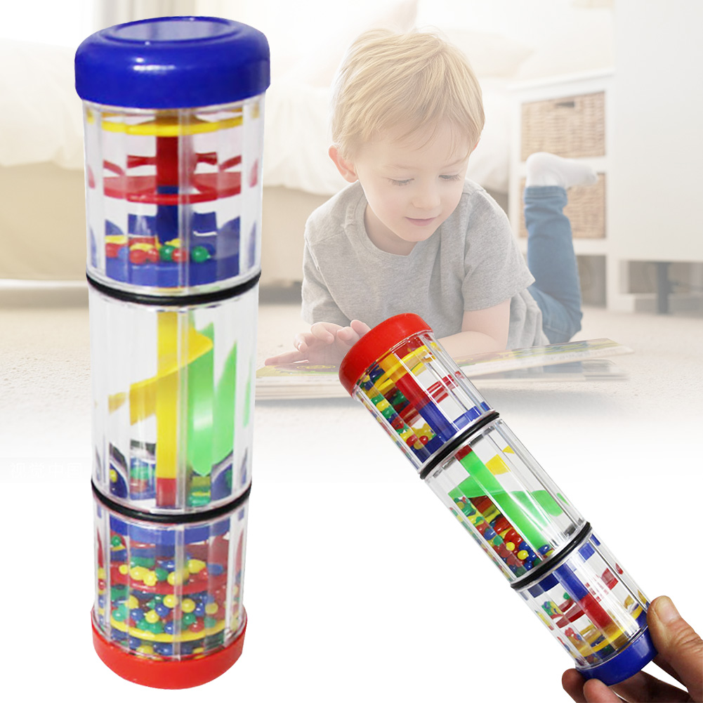 For Baby Developmental Mini Safe Interest Cultivation Rainmaker Shaker Early Learning Sound Rhythm Rain Stick Musical Toy