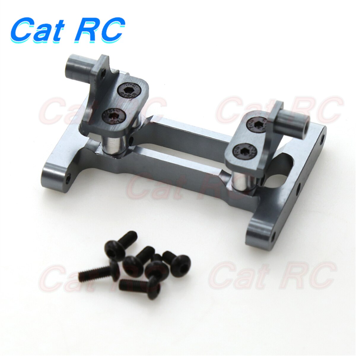 1pc Tamiya 1/14 supporto per telaio posteriore in metallo per camion trattore per auto Rc 56301 56304 56309 56314 King Knight carry er R620 MAN catRV: gray