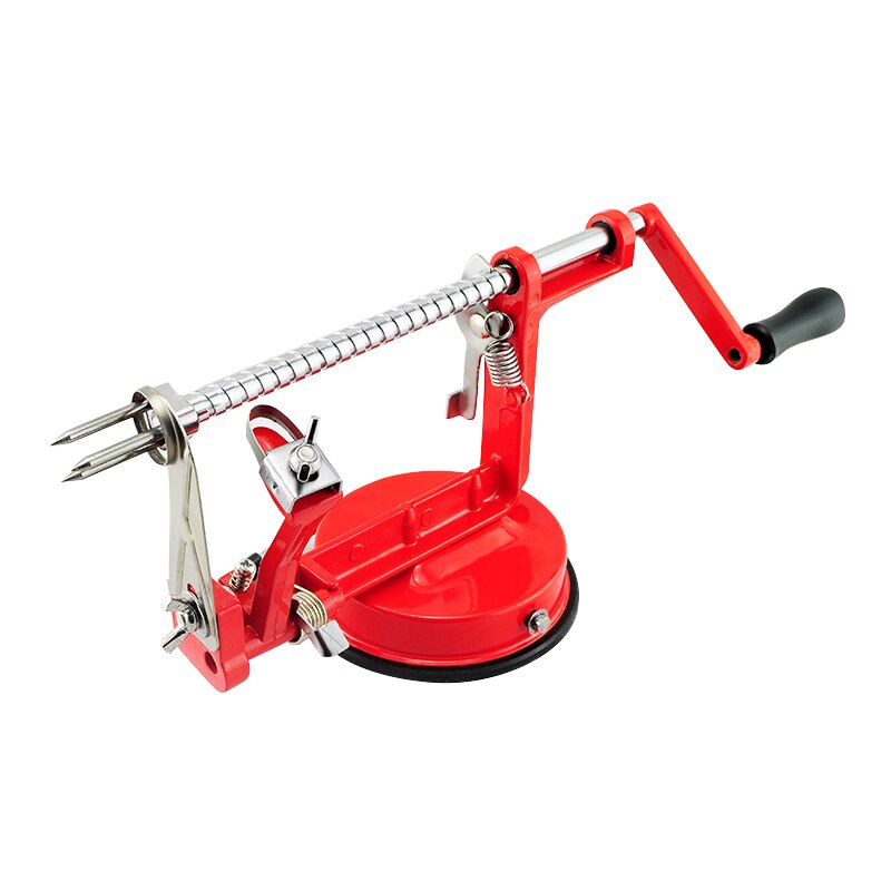 3 in 1 Stainless Steel Fruit Apple Zester Pear Peeler Corer Slicer Suction Base