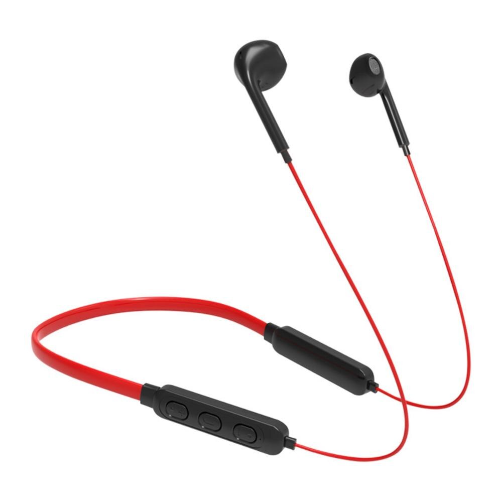 B12/14/15 Draadloze Bluetooth 5.0 Sport Headset Hals Semi-In-Ear Oordopjes Licht Nekband Met Actieve noise Cancelling Microfoon: B14 Red