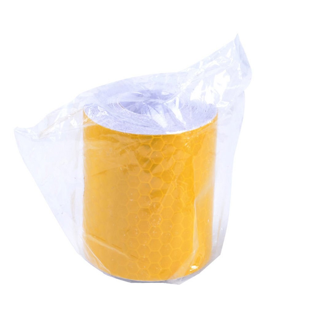 Reflective car body stickers PVC Adhesive honeycomb warning strip Scratch resistant Body decoration safety stickers