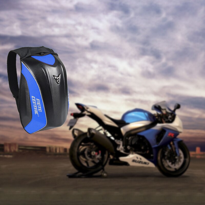 Motorrad Reiten Rucksack Für Yamaha Rennen Team Wasserdichte Kohlenstoff Fiber schwer Hülse Motorrad Tasche Moto-Cross Gepäck Rucksack