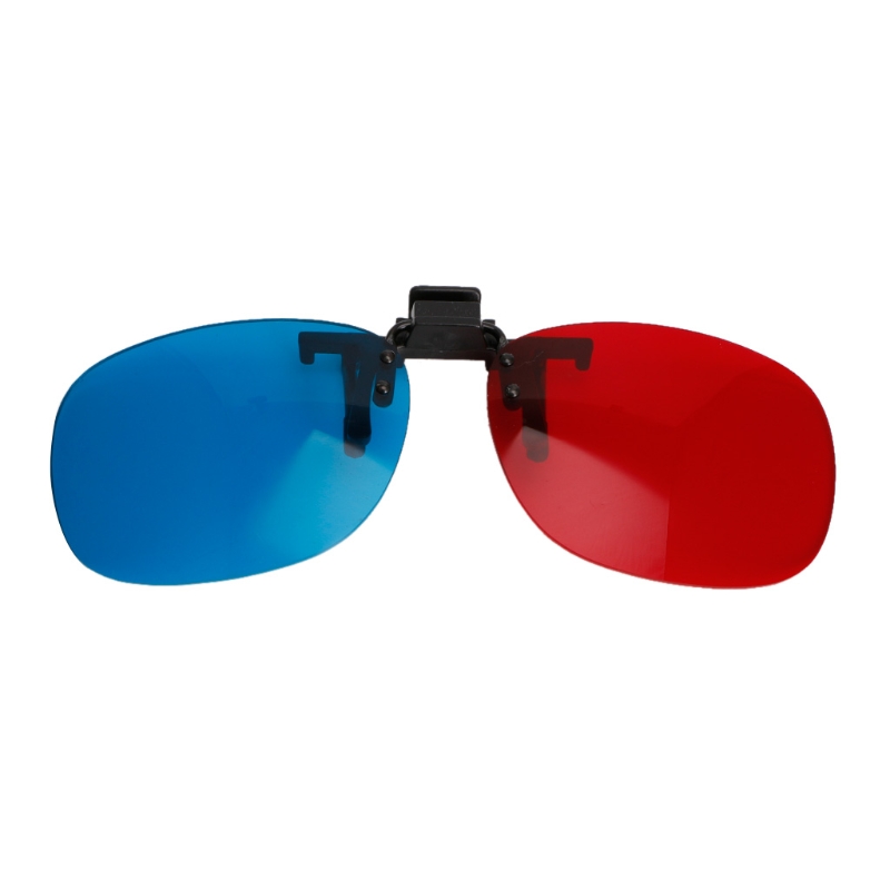 Red Blue 3D Glasses Hanging Frame 3D Glasses Myopia Special Stereo Clip Type