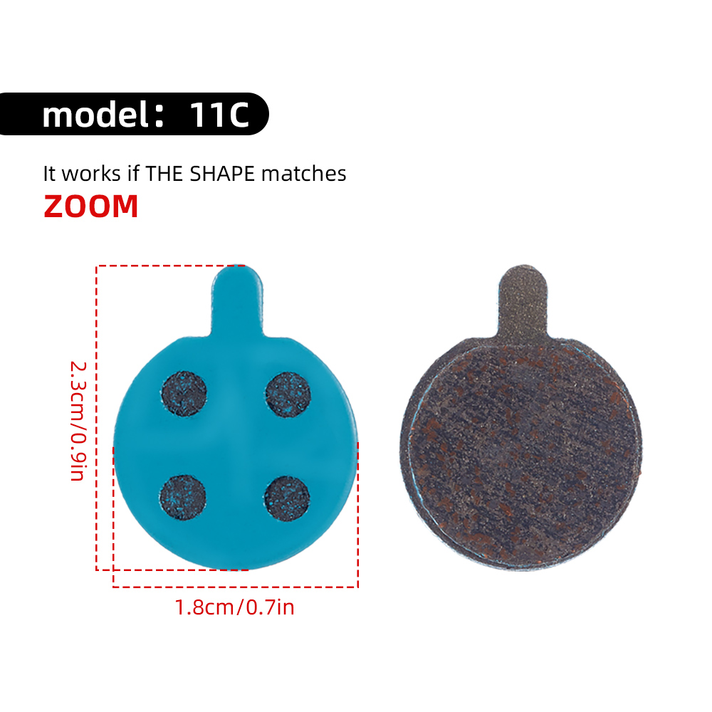 MOTSUV Bicycle Disc Brake Pads MTB Bike BB5 BB7 Pads Wear-resistant Blue Half Metal High Strength Steel Backplate Cycling Parts: plum