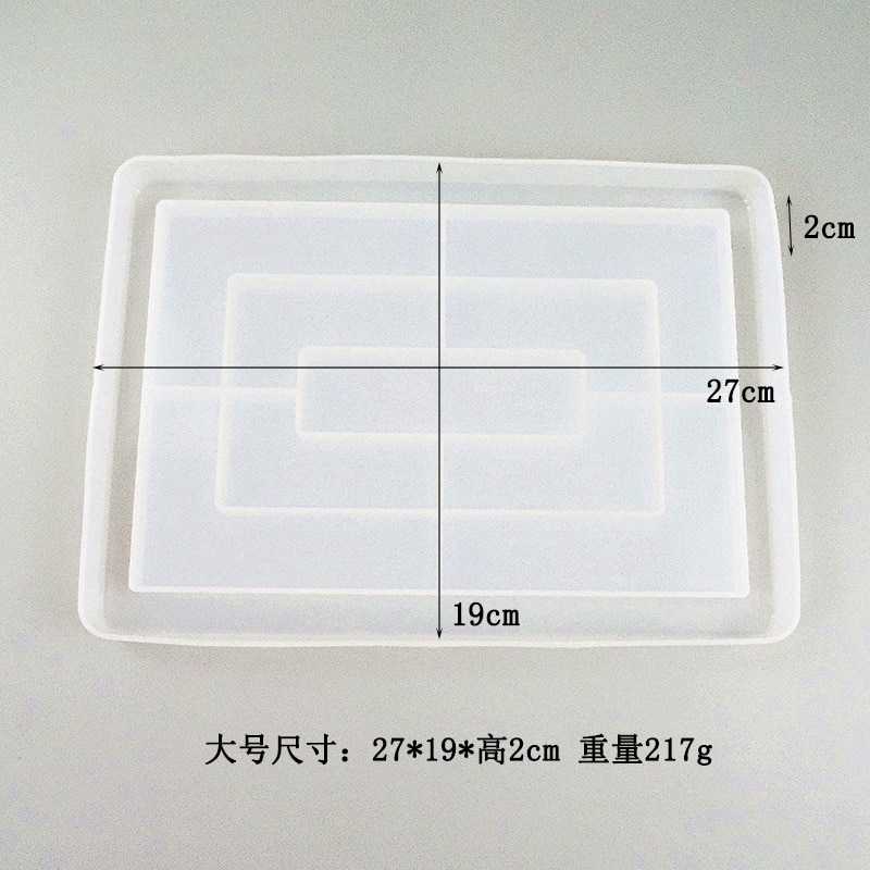 Molde del almacenaje de silicona de cristal artesanal, bandeja grande de Luna y Estrella, mesa Moldes de resina epoxi colgante de Eclipse, molde de producción de joyas artesanales, arte: Mold 4