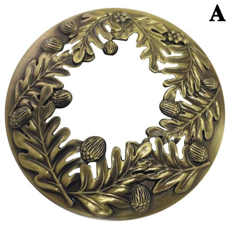 Couvercle de bougie en métal, 6.7cm, couverture de bougie en métal à manches, haut de décor de brûlure de maison, couvercle uniforme, accessoires: A