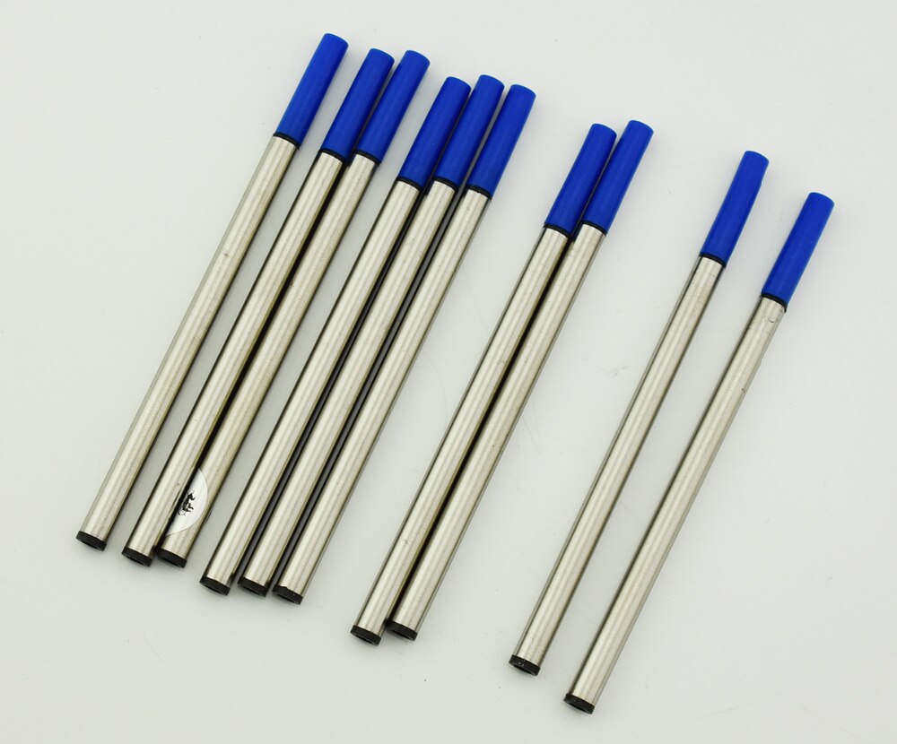 10PCS Baoer Rollerball Pen Inkt Vullingen voor BAOER, FULIWEN, JINHAO, DUKE Rollerball Pennen, push Type 0.5mm Zwarte Kleur