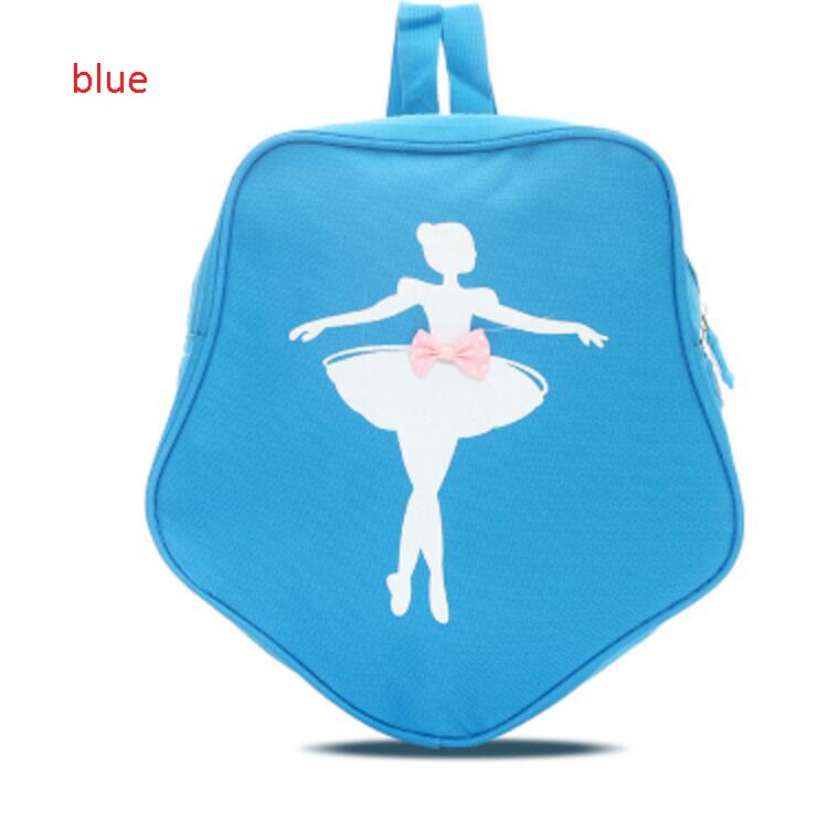 Sacos Para Meninas Crianças Mochila Escolar Para A Dança Ballet rosa Bailarina Crianças Sacos Bonito Estrela Saco da Dança Ballet: blue