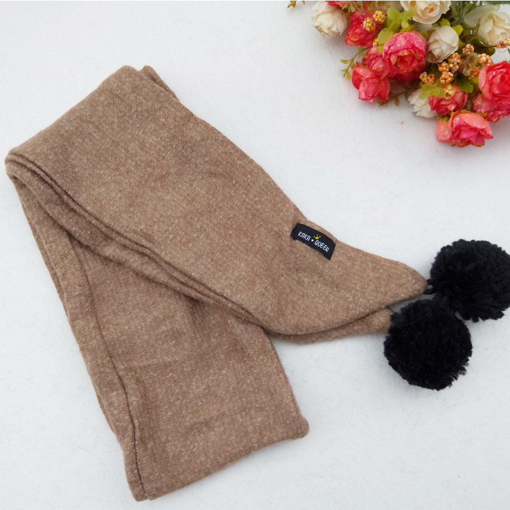 Écharpes Triangle en laine pour enfants hiver garçons et filles mignon petits châles enfant bébé enfants enveloppes en Viscose douce