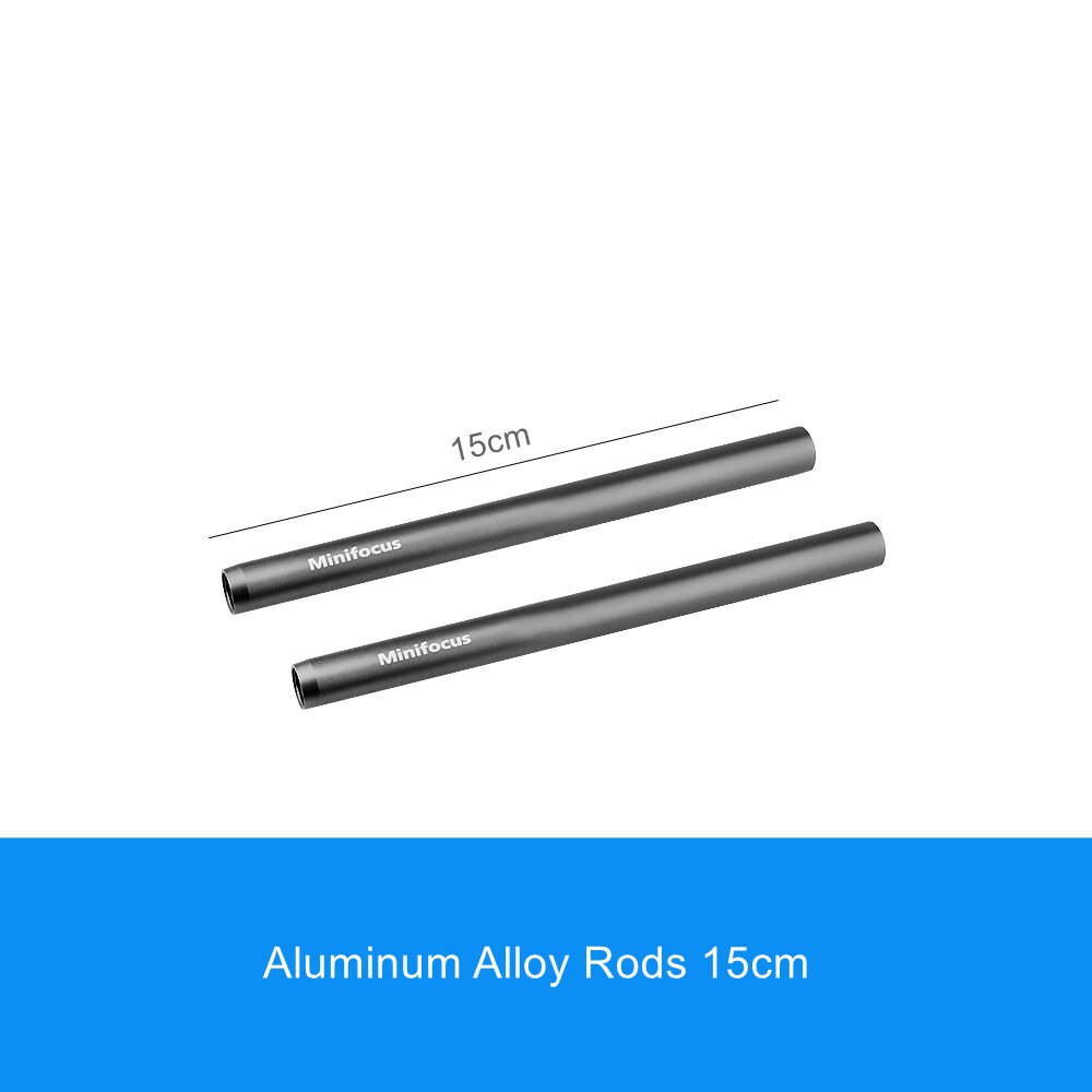 15mm Rod DSLR Camera Rig 15mm Shoulder Rig Video Camera Cage Rail Rod Support System Aluminum Gray Length 6 8 10 12 inch Optiona: 15cm