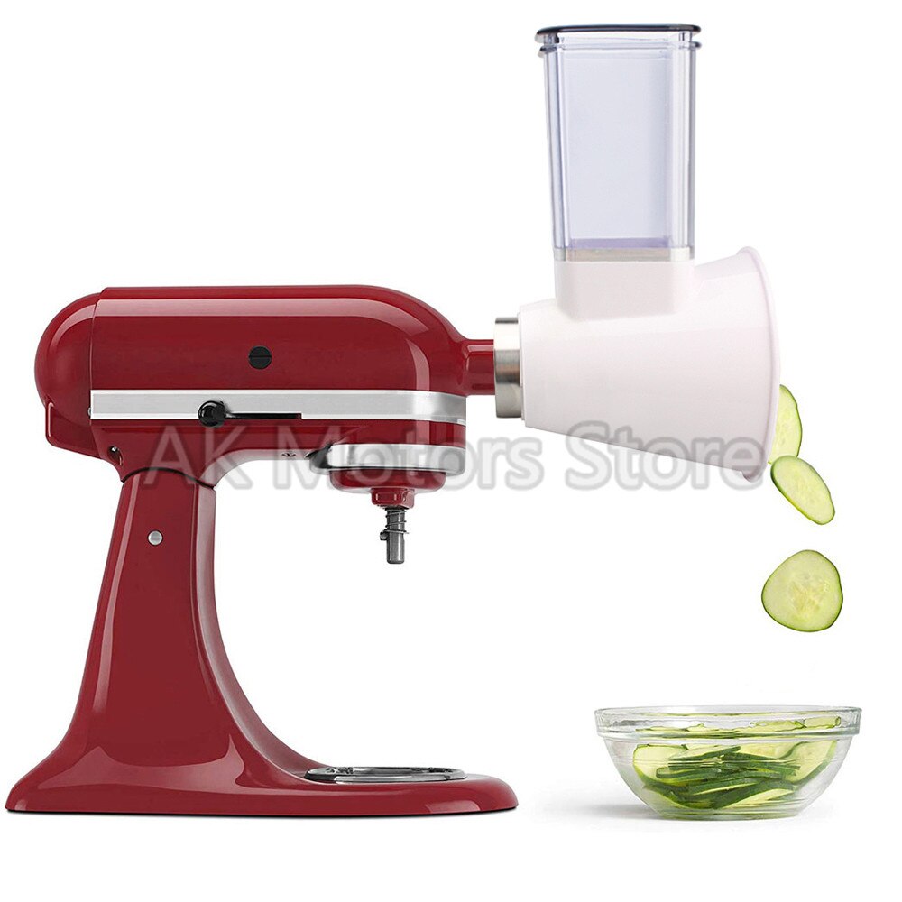 Per KitchenAid Accessori di Verdure Cibo Affettatrice di Fissaggio e Per Aiuto in Cucina Del Basamento Tritacarne Allegato Salsiccia Stuffer