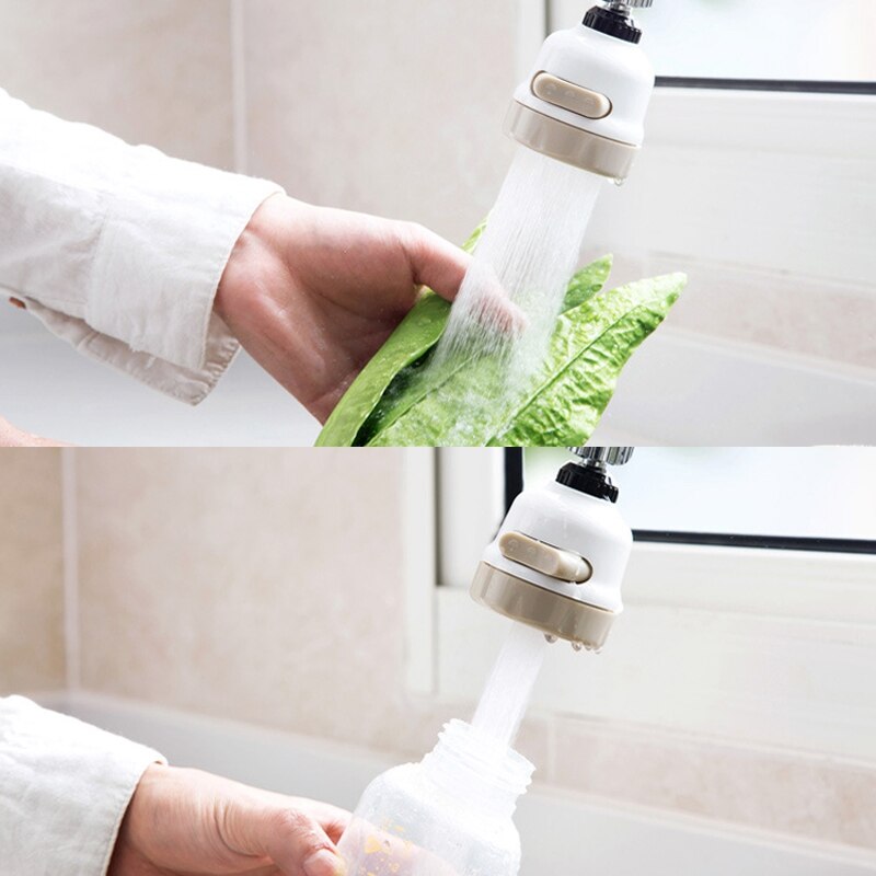 360 Rotary Faucet Booster Kitchen Filter Water Saving Device