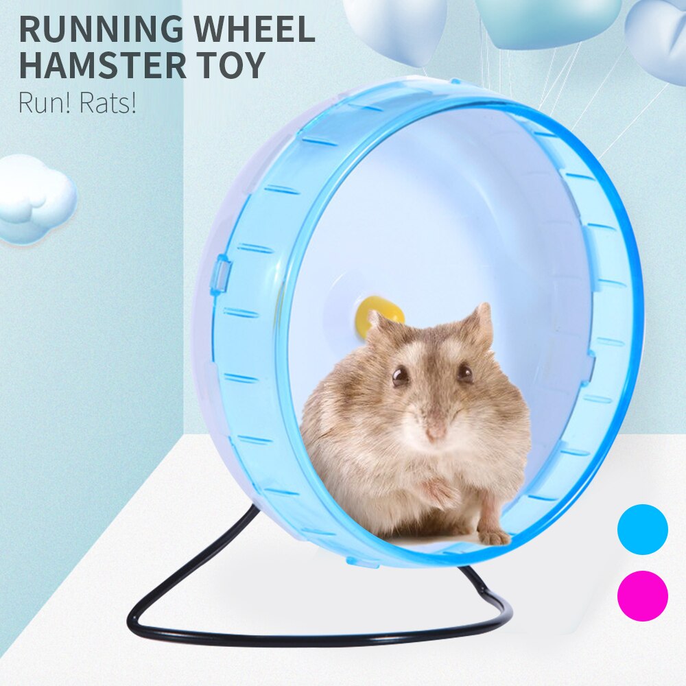 Træningshjul legetøj til hamster hamster træningshjul kæledyr jogging lydløst lydløst hamsterhjul robust hamster plasthjul