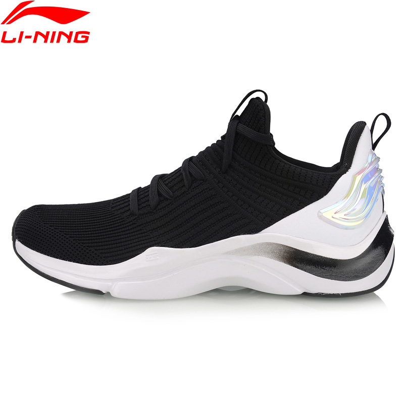 Li-ning kvinner daboom lav livsstil sko sokkelignende mono garn fôr li ning sportssko sneakers aglp 002