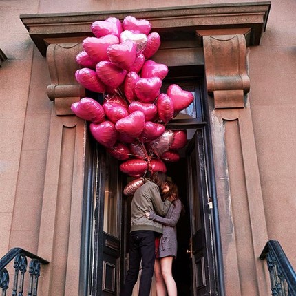 10 tommer folie balloner hjerteformede heliumballoner til fødselsdag bryllupsfest dekoration oppustelige bryllupsdekoration