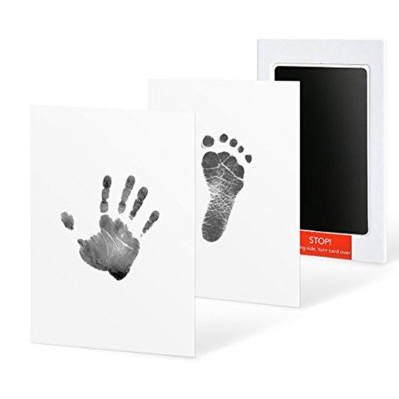 6 färger babyvård giftfritt handavtryck kit avtryck fotavtryck avtryck baby souvenirer nyfödd baby kudde bläck fotavtryck spädbarn leksak
