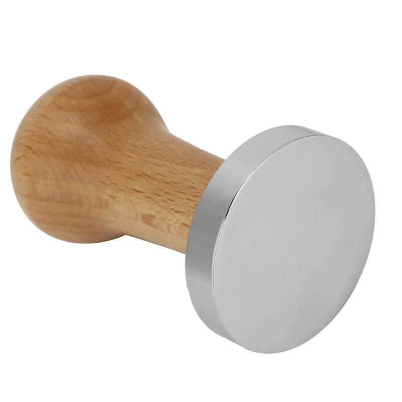 Koffiezetautomaat klop koffie houten koffie tamper poeder geperst hamer koffie accessoire voor thuiskantoor 53mm