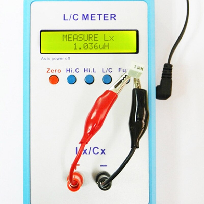 LC-200A Handheld LCD Digital Display Capacitance Inductance Meter LC Meter 0.1pF-100mF 1uH-100H