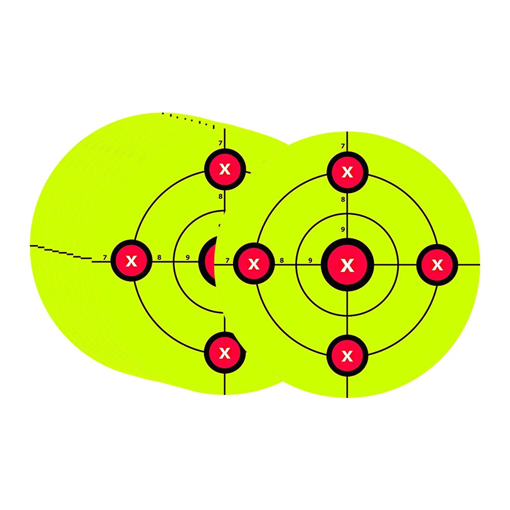 Juego de 10 adhesivos de destino reactivos, verde fluorescente, 20cm, superalto, VISIBLE