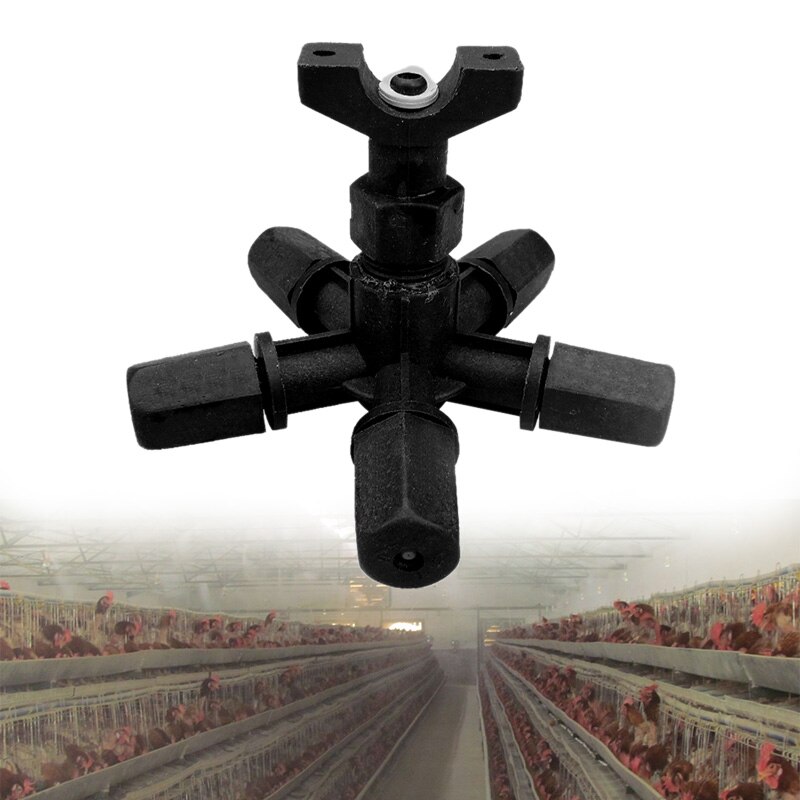 Irrigatieapparatuur sproeiers sproeiers 5 sproeiers sproei tuin metalen koelfitting sproeier sproeier boerderij desinfecteren