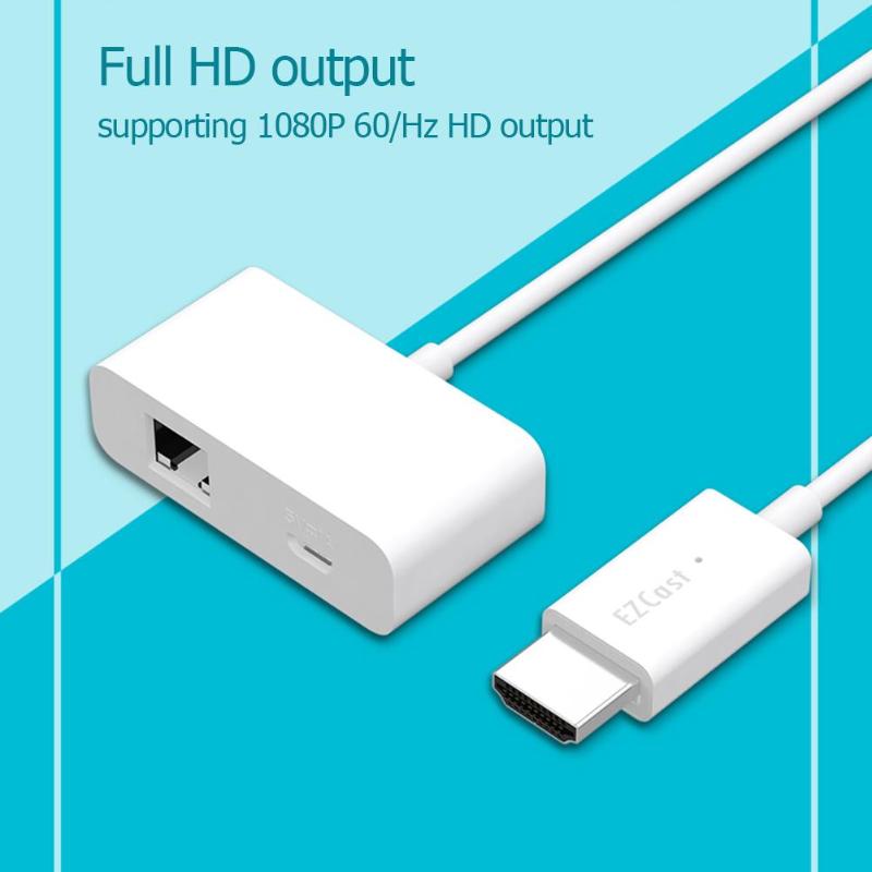 Ezcast Magicether Naar Hdmi Draadloze Wifi 1080P Scherm Mirroring Adapter Draad