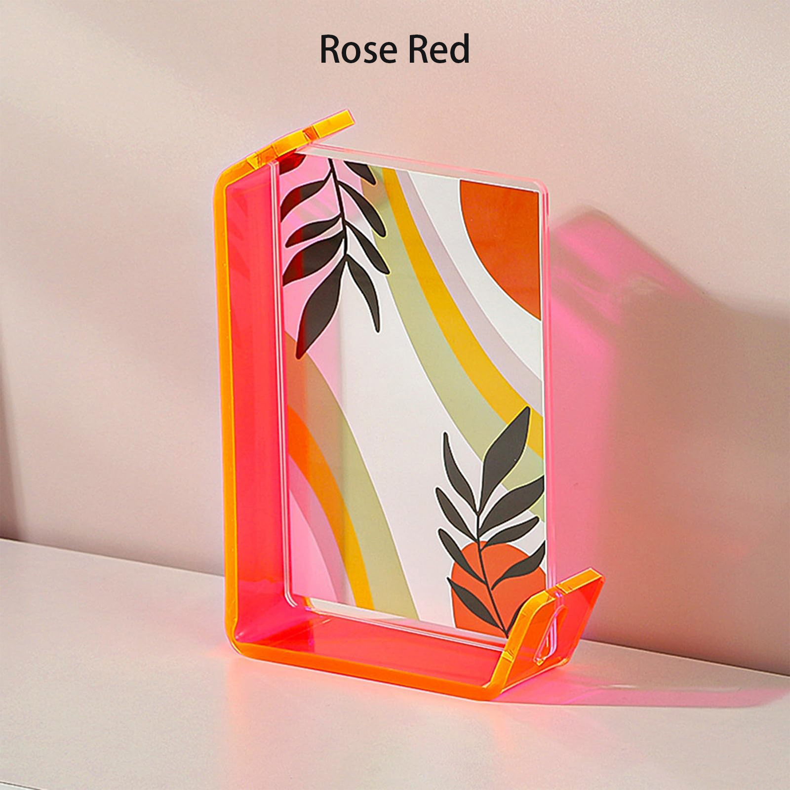 Transparent Acrylic Picture Frame 6-inch Floating Photo DIY photo frame party Ornament home decor christmas decorations