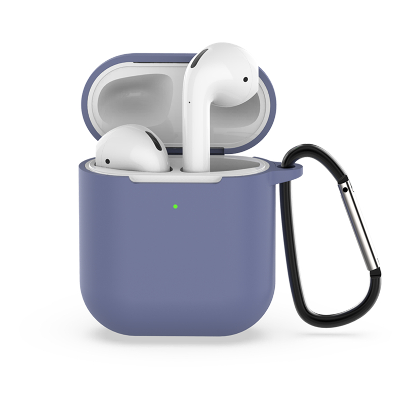 Funda para auriculares con funda de gancho para Apple Airpods 2 Airpods2 funda de silicona para Airpods 2 Caja de carga inalámbrica Bluetooth: 14