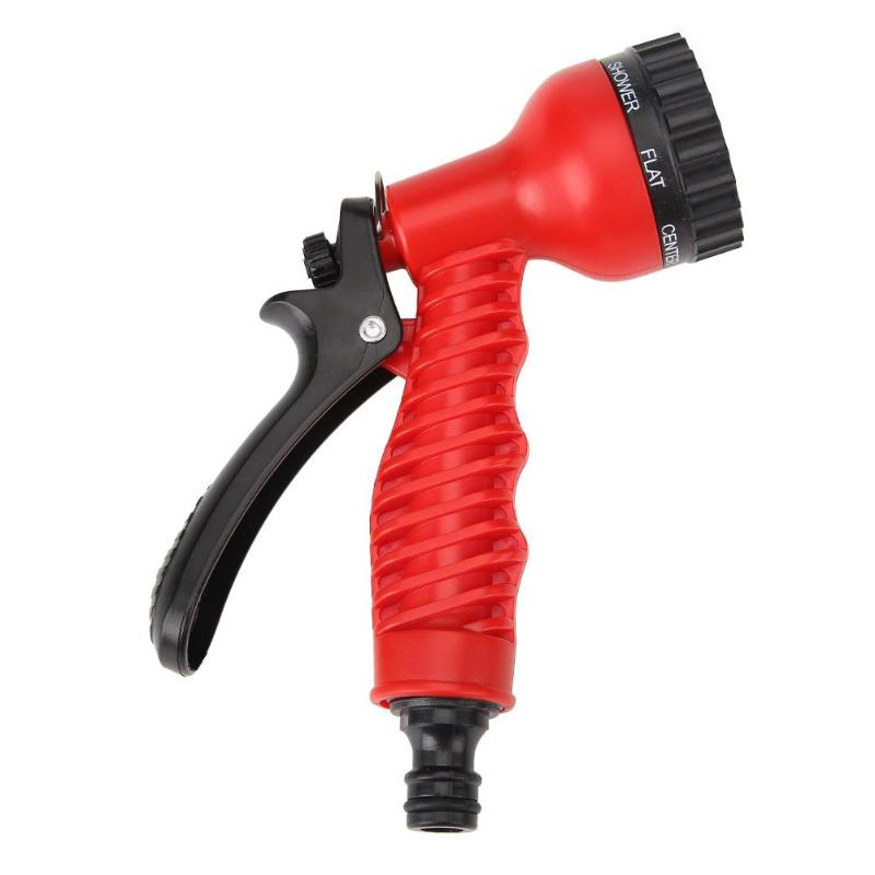 💦 Pistola De Agua Ajustable 7 Patrones - Boquilla Para Manguera De Jardín - Ideal Para Lavar Coche, Regar O Limpiar