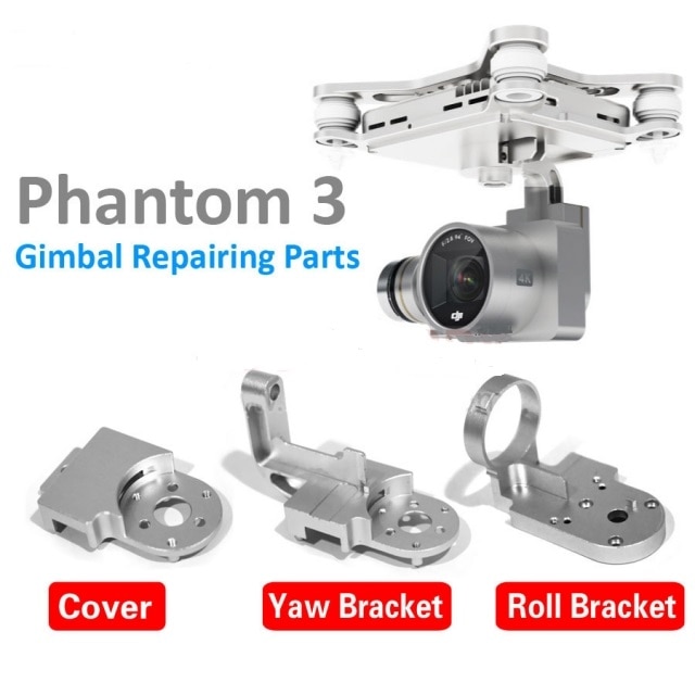 For Phantom 3 Advanced Yaw Bracket Roll Bracket Cover Cap DIY Replacement for DJI Phantom 3 Pro &amp; Adv