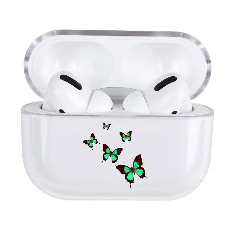 Funda de mariposa para Airpods Pro 2, funda bonita a la con dibujos, funda rígida para Airpods 2 Pro y cargador: WS162-4ForPro