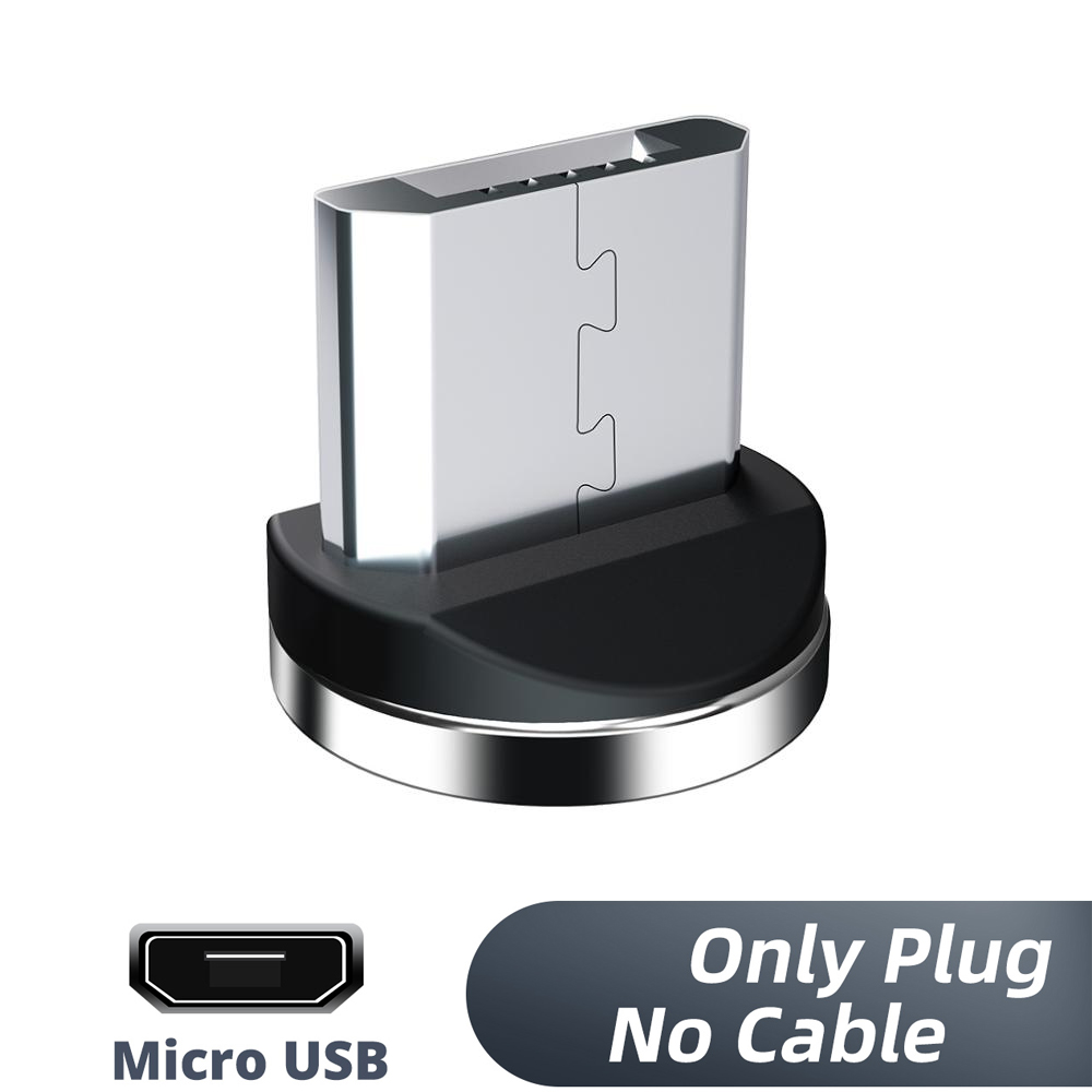 Magnetyczny adapter kablowy Kabel do telefonu komórkowego Wtyczki przeciwpyłowe Micro USB typu C Magnetyczne końcówki do złącza ładowarki magnetycznej Iphone: WHITE